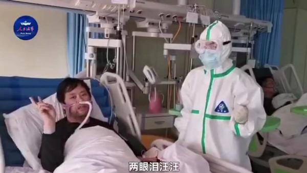 海军护士与患者生死约定：加油，我们一起回上海