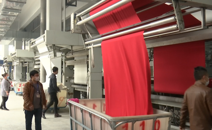 纺织印染中心复产：四成员工恢复一半产量