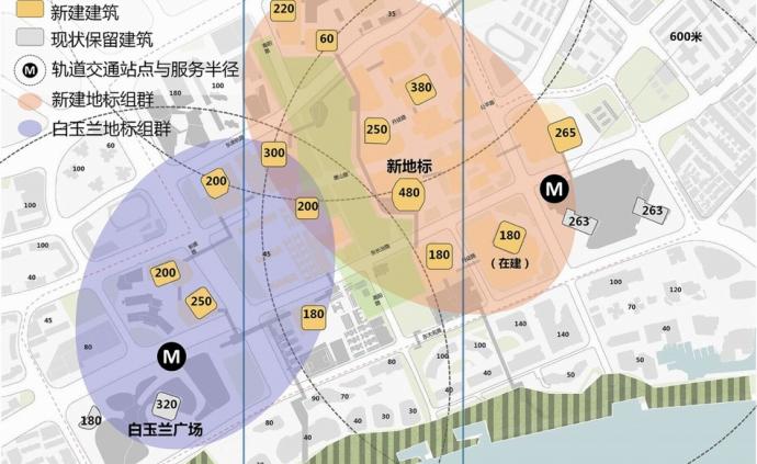 上海北外滩将建一栋480米高的新地标，形成顶级城市核心区