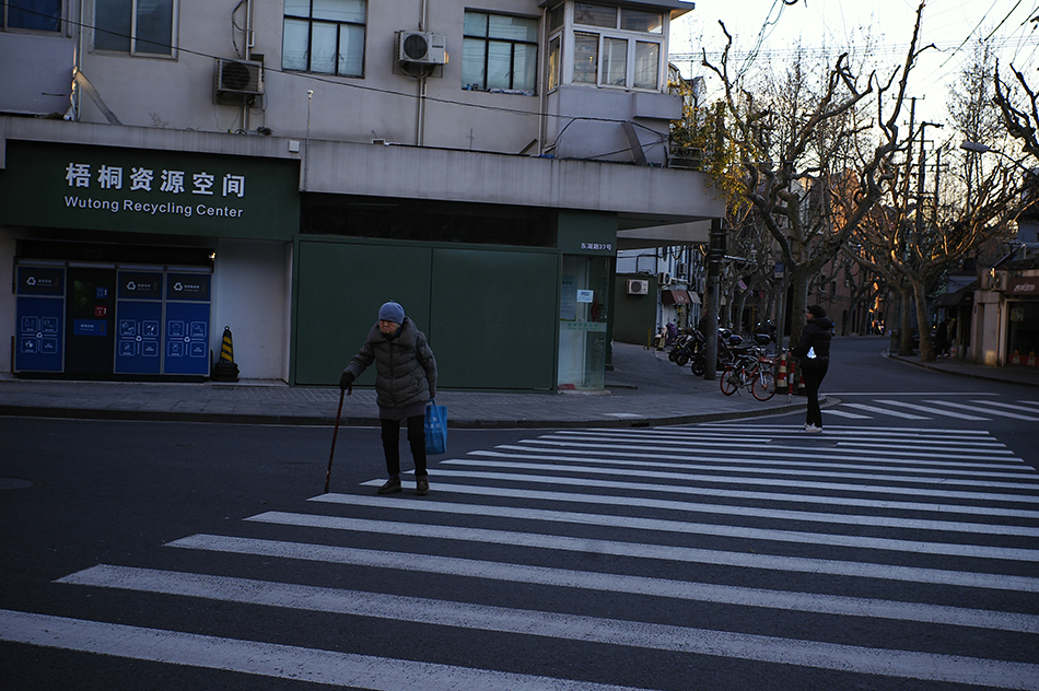 傍晚的延庆路路口