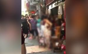 廣東一女子當街產子,抱新生兒繼續購物