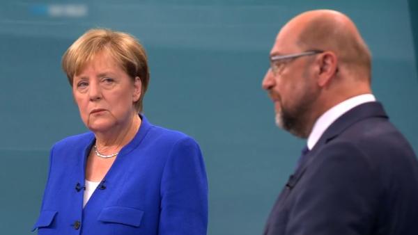 德国大选电视辩论，默克尔不落下风
