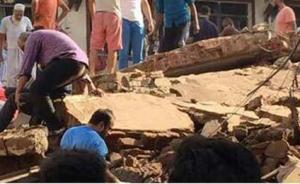 印度南部泰米尔纳德邦一汽车站发生屋顶垮塌，至少9人死亡