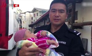 特警救灾路过家门,抱一抱孩子匆匆离别