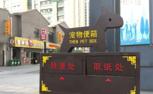 “宠物便箱”亮相济南街头，居民呼吁狗主人有效利用