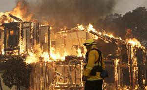 美国北加州山火已致21人死亡，电线或为起火原因