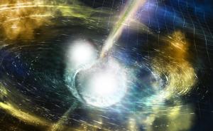 “看到”两颗中子星碰撞发出的引力波和光，爱因斯坦又对了！