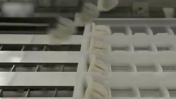 “无人工厂”实拍：1小时包10万饺子