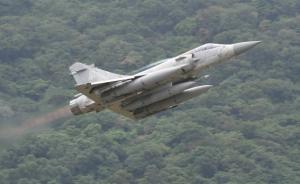 台媒：台军一架幻影2000战机在台湾北部海域训练时失踪