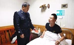 精神病患者持刀砍人，湖南桂阳辅警被砍伤脸部忍剧痛将其制伏