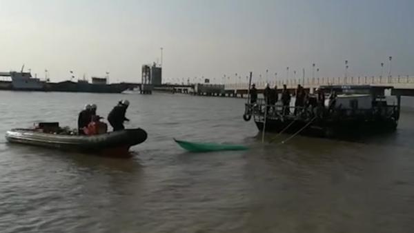 跟拍:座头鲸三次搁浅启东同一片海域