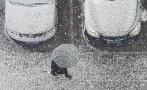 冷空气来袭,山东烟台大雪已有10厘米