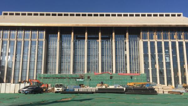 探访北京市政府新大楼，内部仍在装修