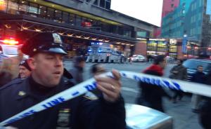 直击｜曼哈顿客运站爆炸已致数人受伤，警方正在进行人员疏散