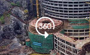 360°全景｜带你入坑，18层的“深坑酒店”揭开神秘面纱
