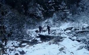 两驴友穿越四川四姑娘山被困，警方花5小时全力营救