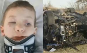 7岁男孩偷开汽车出车祸，原因令人心酸