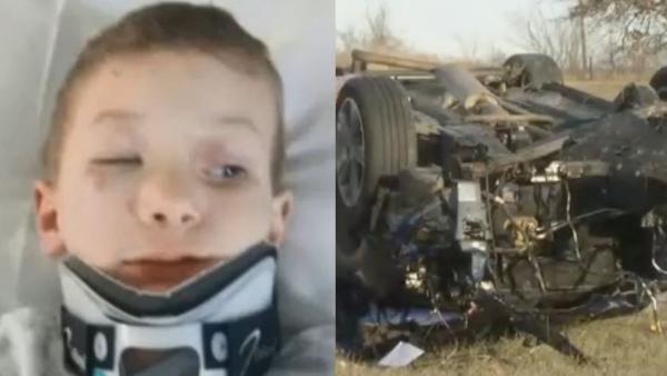 7岁男孩偷开汽车出车祸，原因令人心酸