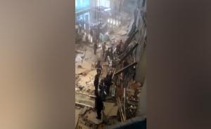 印尼证交所二楼天花板塌陷,至少20伤