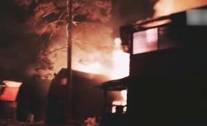 贝加尔湖酒店火灾画面曝光：两同胞遇难