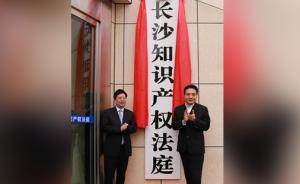 湖南首家知识产权审判专门机构挂牌成立
