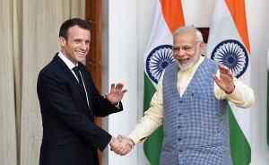 法国与印度签署130亿欧元合作协议，同意开放彼此海军基地