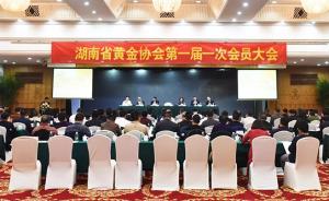 湖南省黄金协会宣告成立，黄启富当选协会会长