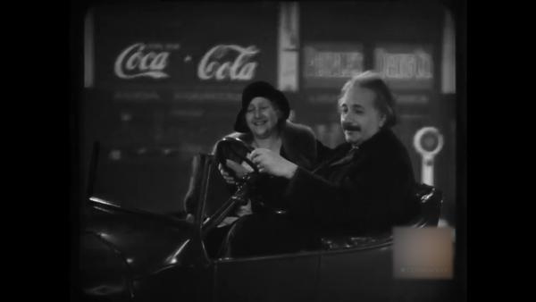 开车带老婆：爱因斯坦87年前视频曝光