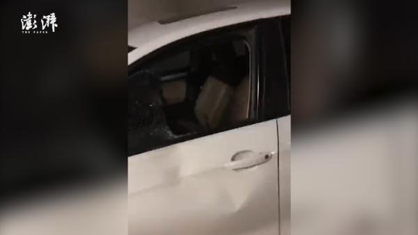 拳击手车位被占砸车拍视频：请联系保险