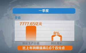 湖南一季度地区生产总值达7777.65亿元，同比增长8%