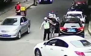 梅州：女司机当街辱骂殴打交警被刑拘
