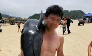 涉事游客携带伪虎鲸残骸到案接受调查，称“后悔莫及”