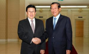 柬埔寨首相洪森会见赵克志：加强重大项目安保和执法安全合作