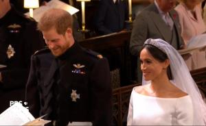 哈里王子大婚，说我愿意时全场笑了