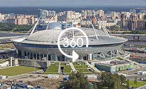 世界杯球场VR｜三四名决赛今晚在圣彼得堡体育场举行