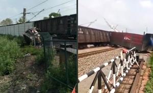 哈尔滨一货车抢道撞火车，货车司机身亡
