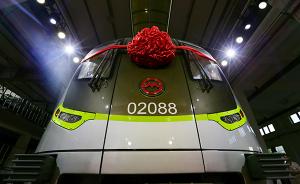 上海地铁第5000辆列车今亮相，明年预计将突破6000辆