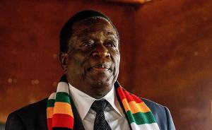 津巴布韦选举委员会：现任总统埃默森·姆南加古瓦连任成功