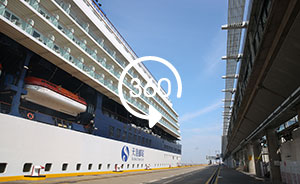 360°全景｜大江奔流：航拍亚洲第一邮轮母港的新客运大楼