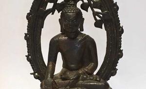 失窃57年后，一座12世纪铜制佛像被英国警方交还印度